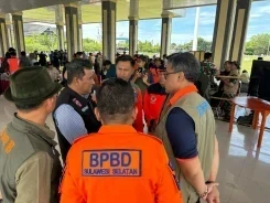 Pertemuan Koordinasi BNPB dan Pemprov Sulawesi Selatan Penanganan Darurat Bansor Luwu
